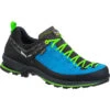 Salewa Mountain Trainer 2 GTX Hiking Shoes - Blue Danube/fluo Green 8375