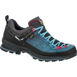 Salewa Mountain Trainer 2 GTX Hiking Shoes Women - Dark Denim/fluo Coral 8679