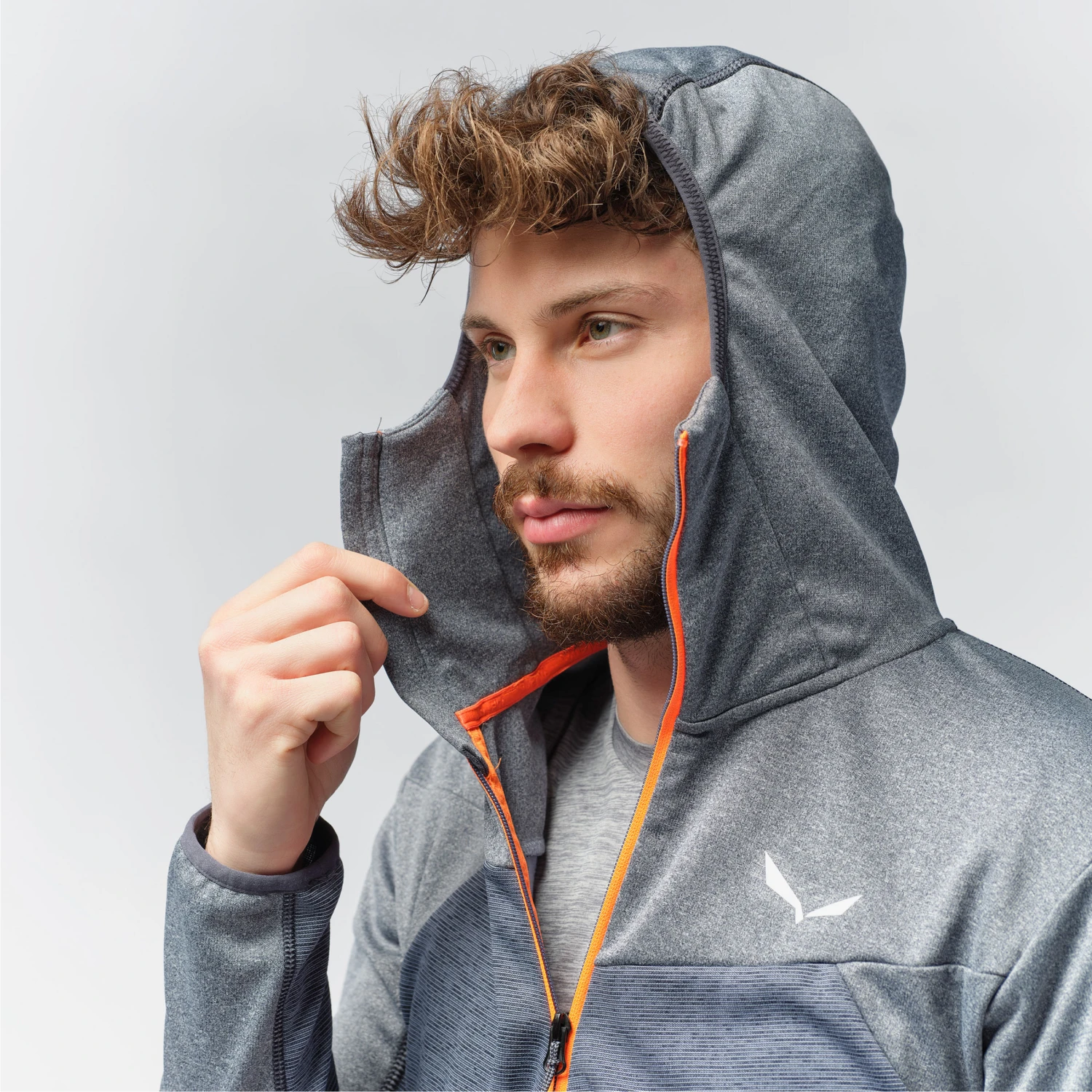 SALEWA Men's Puez Melange Pl Full Zip Hoodie - Image 3