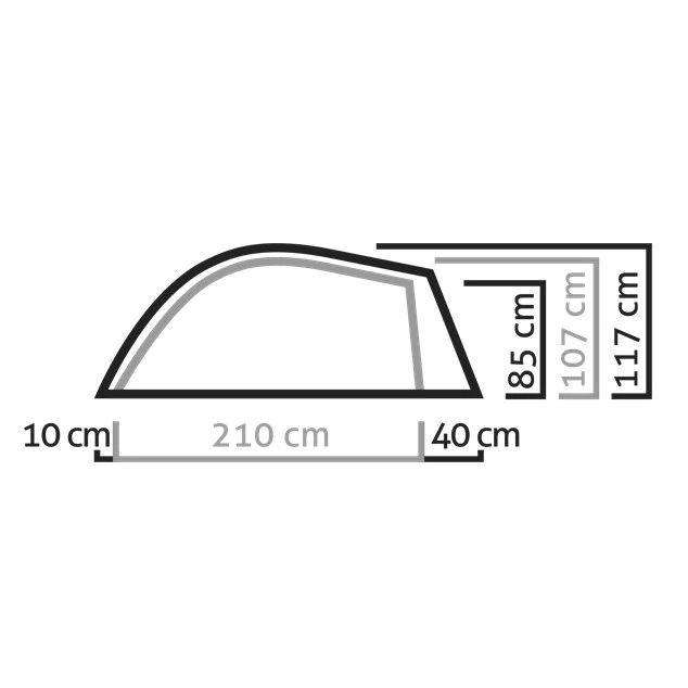 Salewa Litetrek III Tent - Lightgrey/cactus 5315 - Image 3