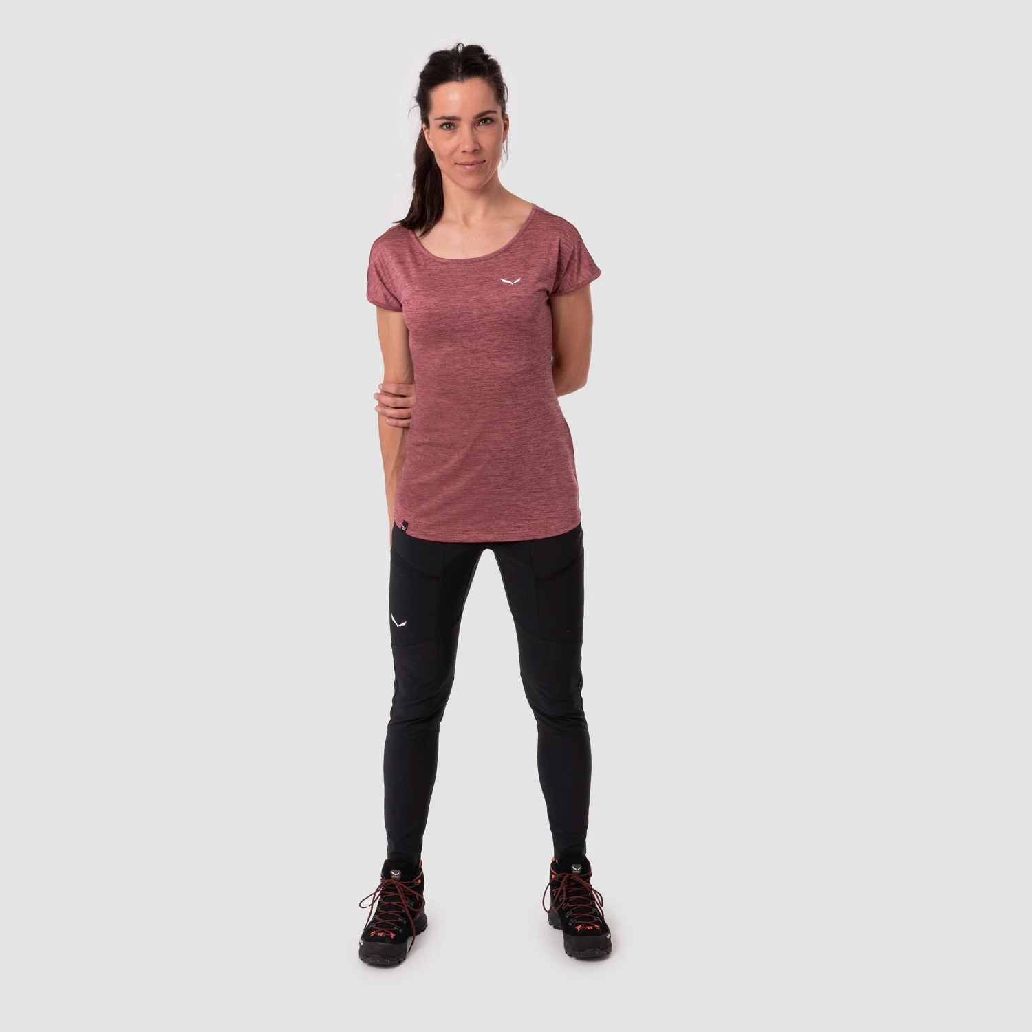 SALEWA Women's Puez Melange Dry T-Shirt - Image 5