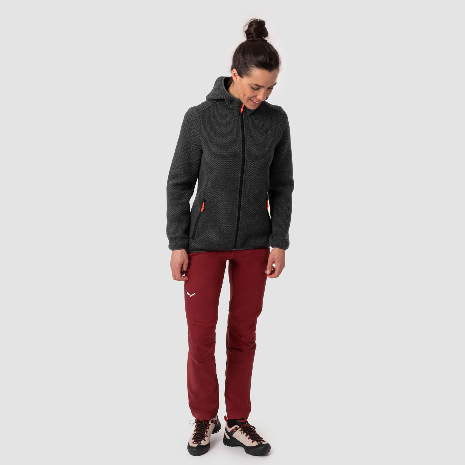 SALEWA Women's Woolen 2L Hooded Jacket - Image 3