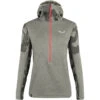 SALEWA Women's Boe Alpine Merino Half Zip Hoodie