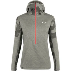SALEWA Women's Boe Alpine Merino Half Zip Hoodie