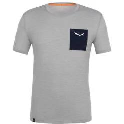 SALEWA Men's Pure Logo Pocket Am T-Shirt