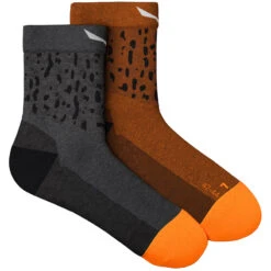 SALEWA Men's MTN Trn Salamander AM Qrt Socks