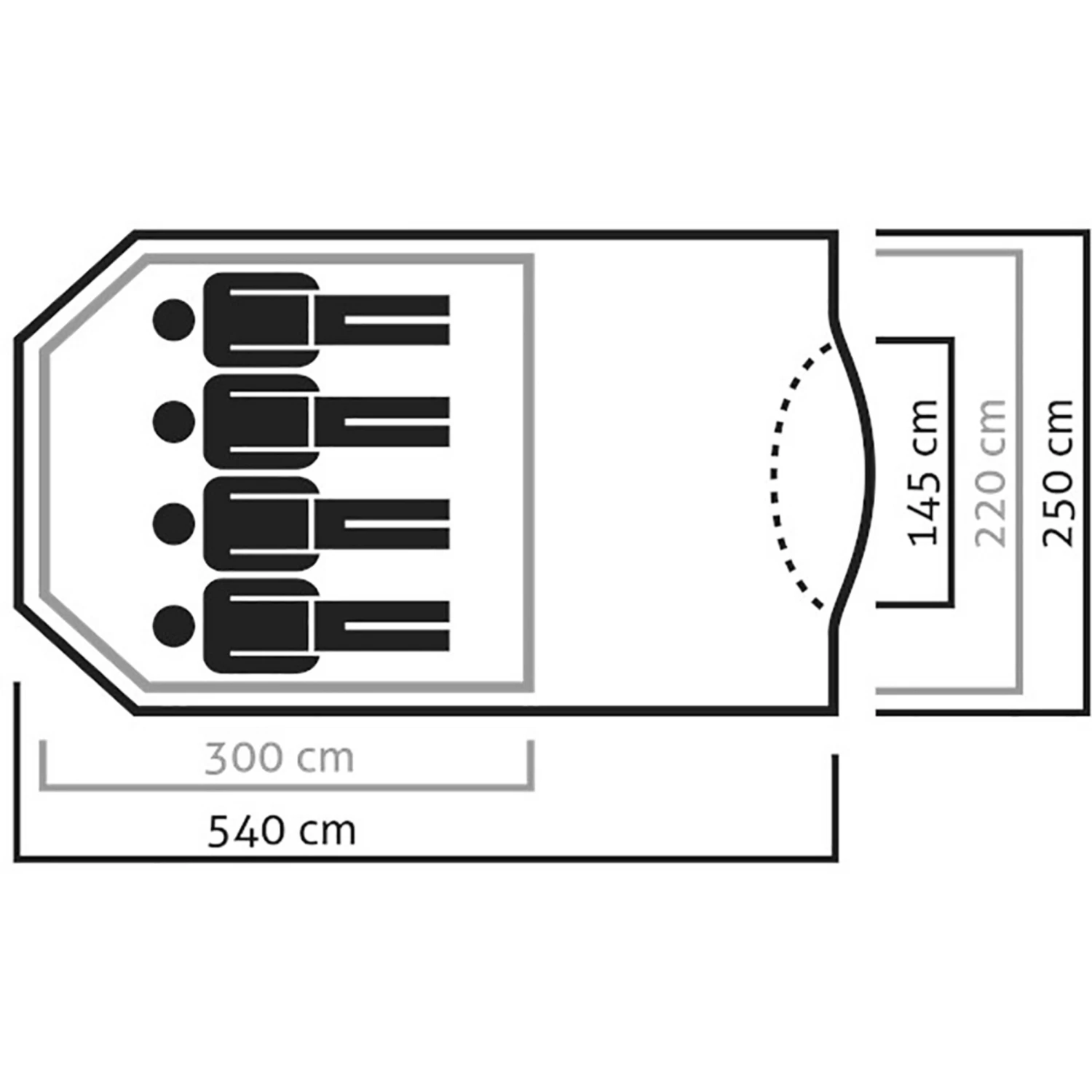 SALEWA Alpine Lodge IV Tent - Image 4