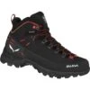 Salewa Alp Mate Winter Mid Waterproof Hiking Shoes Women - Asphalt/black 677