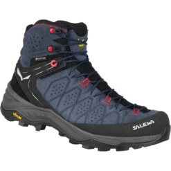 Salewa Alp Trainer 2 Mid GTX Hiking Shoes Women - Java Blue/fluo Coral 8760