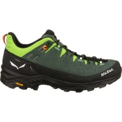 Salewa Alp Trainer 2 Hiking Shoes - Raw Green/black 5331