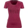 Salewa Alpine Hemp Print T-Shirt Women - Rhodo Red 6360