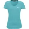 Salewa Alpine Hemp T-Shirt Women - Maui Blue 8170