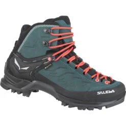 Salewa Mountain Trainer Mid GTX Hiking Shoes Women - Atlantic Deep/ombre Blue 8550