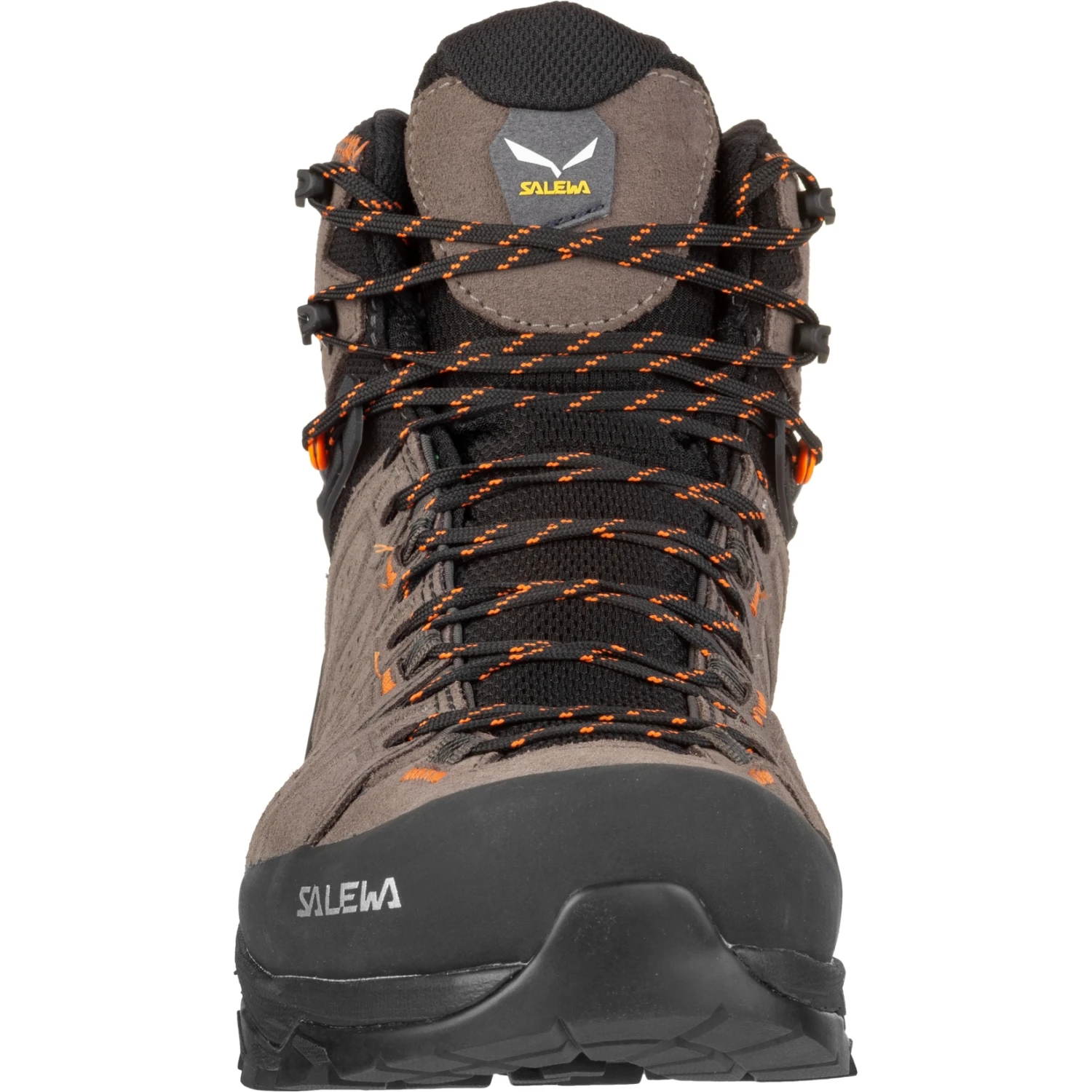 Salewa Alp Trainer 2 Mid GTX Hiking Shoes - Wallnut/fluo Orange 7512 - Image 4