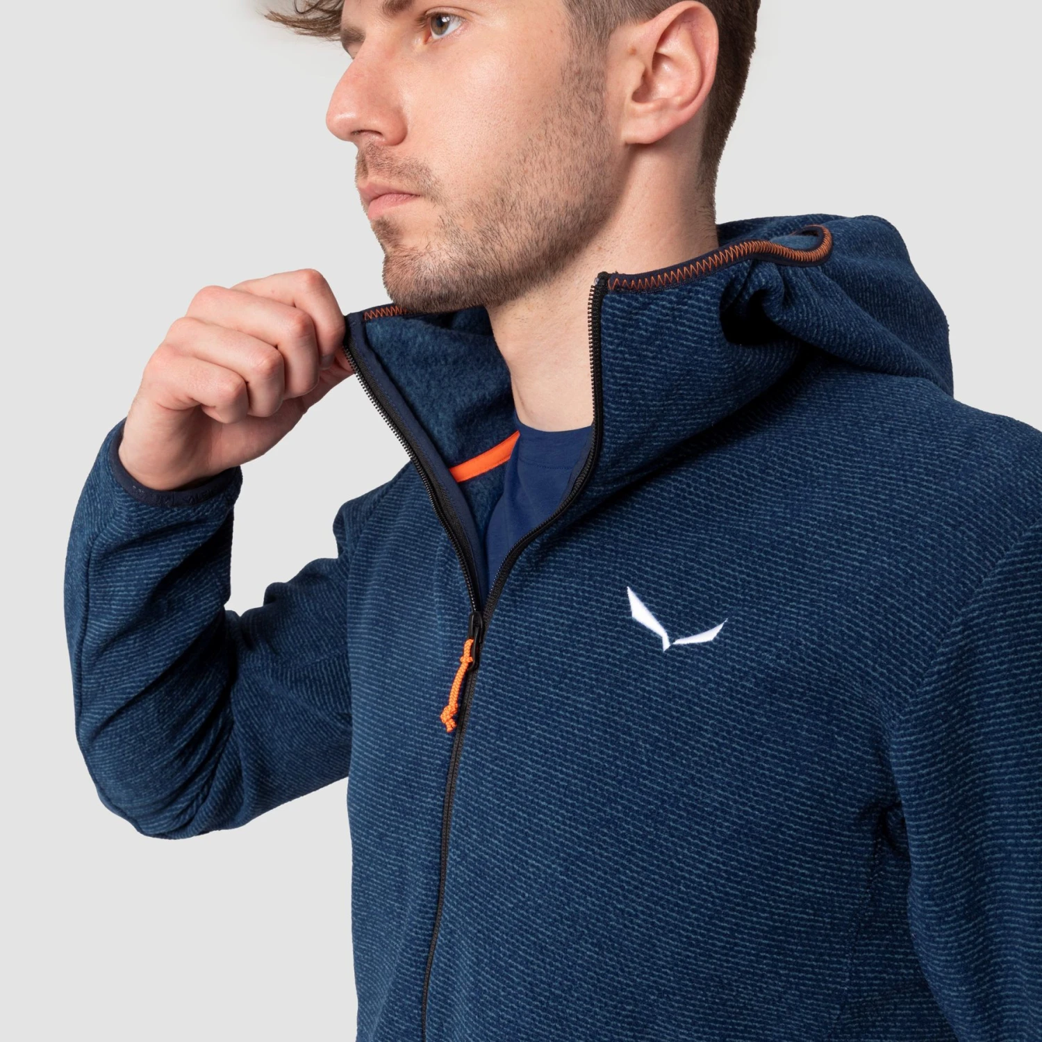 Salewa Nuvolo Polarlite Jacket - Dark Olive Melange 5286 - Image 4