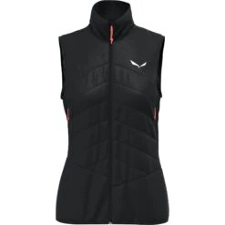 Salewa Ortles Hybrid TirolWool Responsive Vest Women - Black Out 910