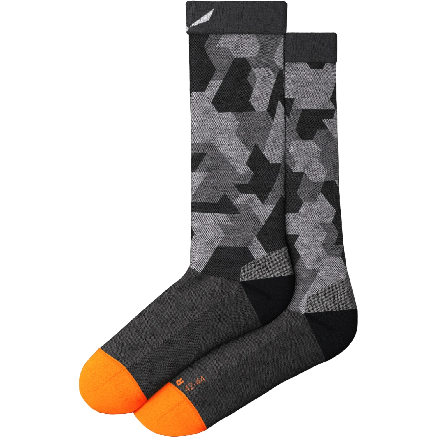 Salewa Pedroc Camo Alpine Merino Crew Socks - Black Out 911 - Image 2