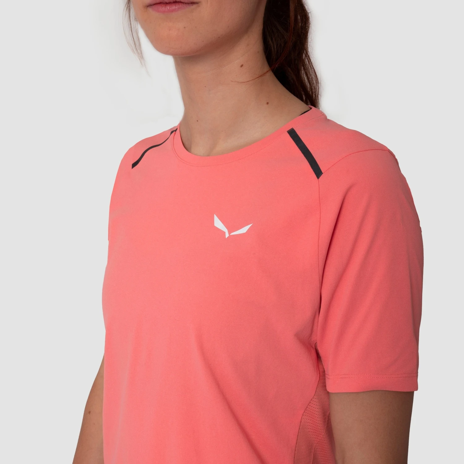 Salewa Pedroc Dry Hybrid T-Shirt Women - White 10 - Image 3