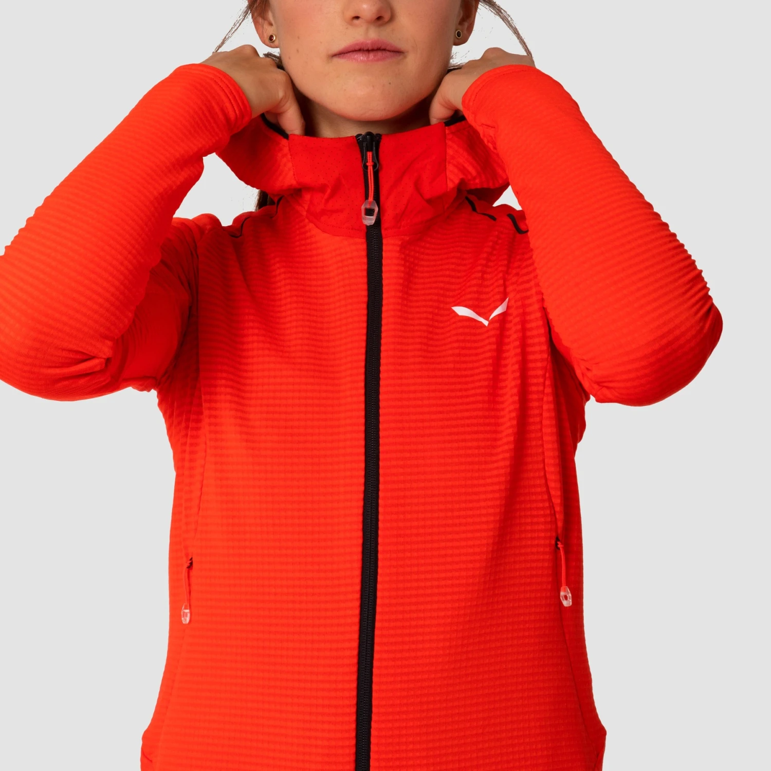 Salewa Pedroc Polarlite Hooded Jacket Women - Alloy 0540 - Image 3