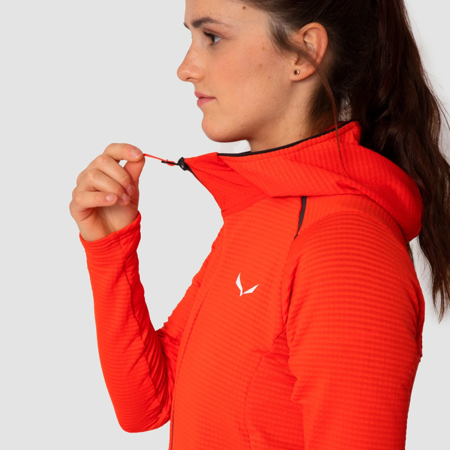 Salewa Pedroc Polarlite Hooded Jacket Women - Alloy 0540 - Image 4