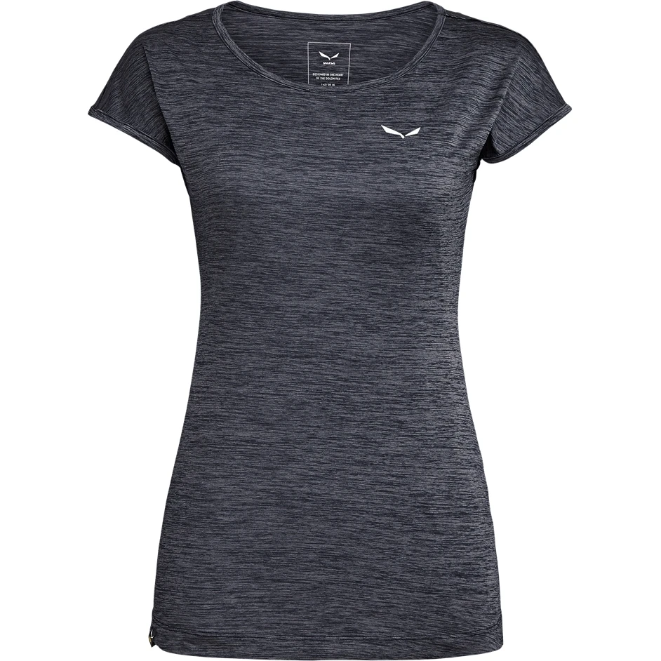 Salewa Puez Melange Dry T-Shirt Women - Premium Navy Melange 3986