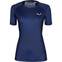 Salewa Seceda Dry T-Shirt Women - Navy Blazer 3960