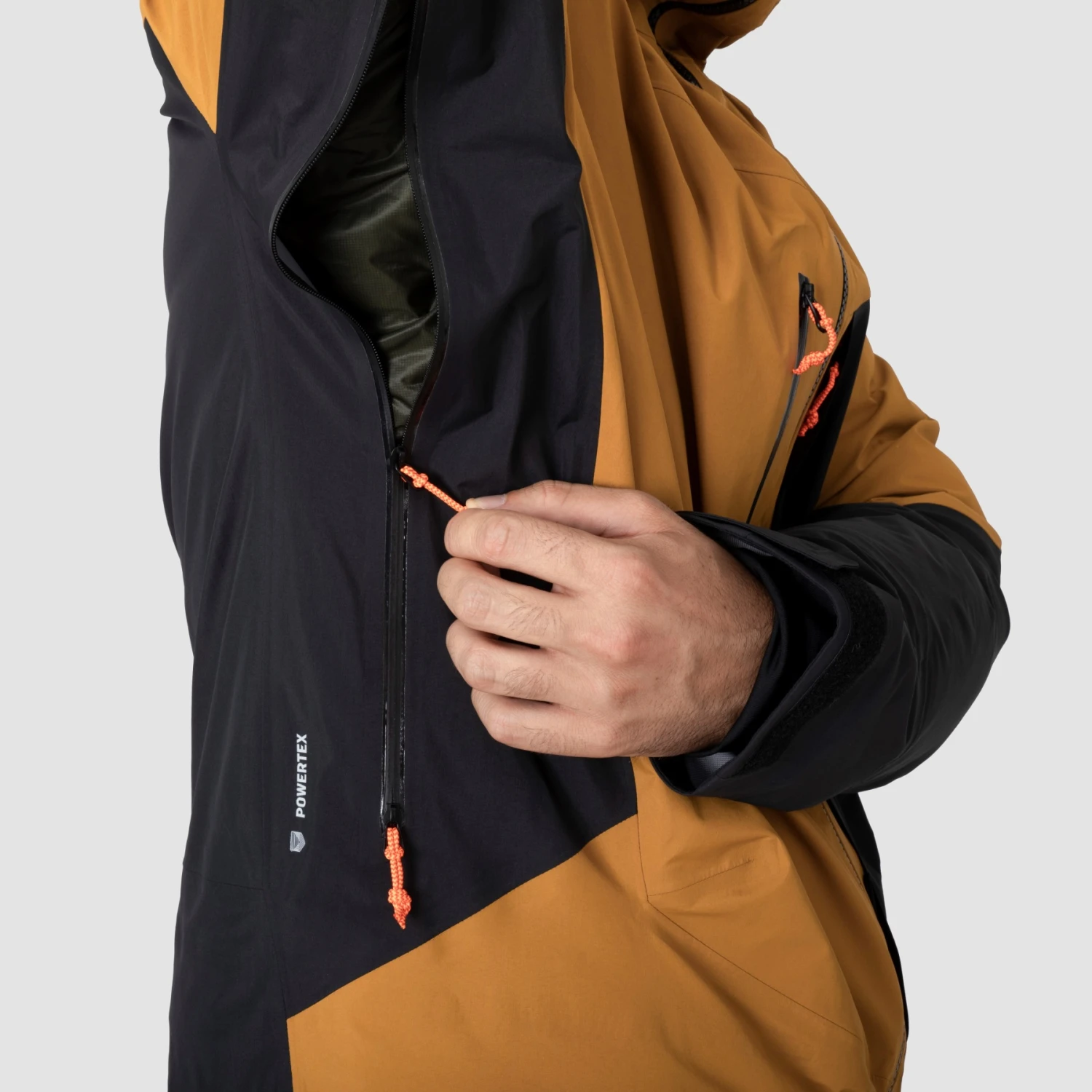 Salewa Sella Powertex 3-Layer Jacket - Golden Brown 7021 - Image 8