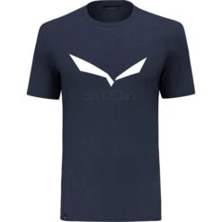 Salewa Solidlogo Dry T-Shirt - Navy Blazer 3960