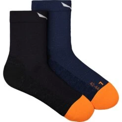 Salewa Wildfire Alpine Merino/Hemp Quarter Socks - Electric 8621