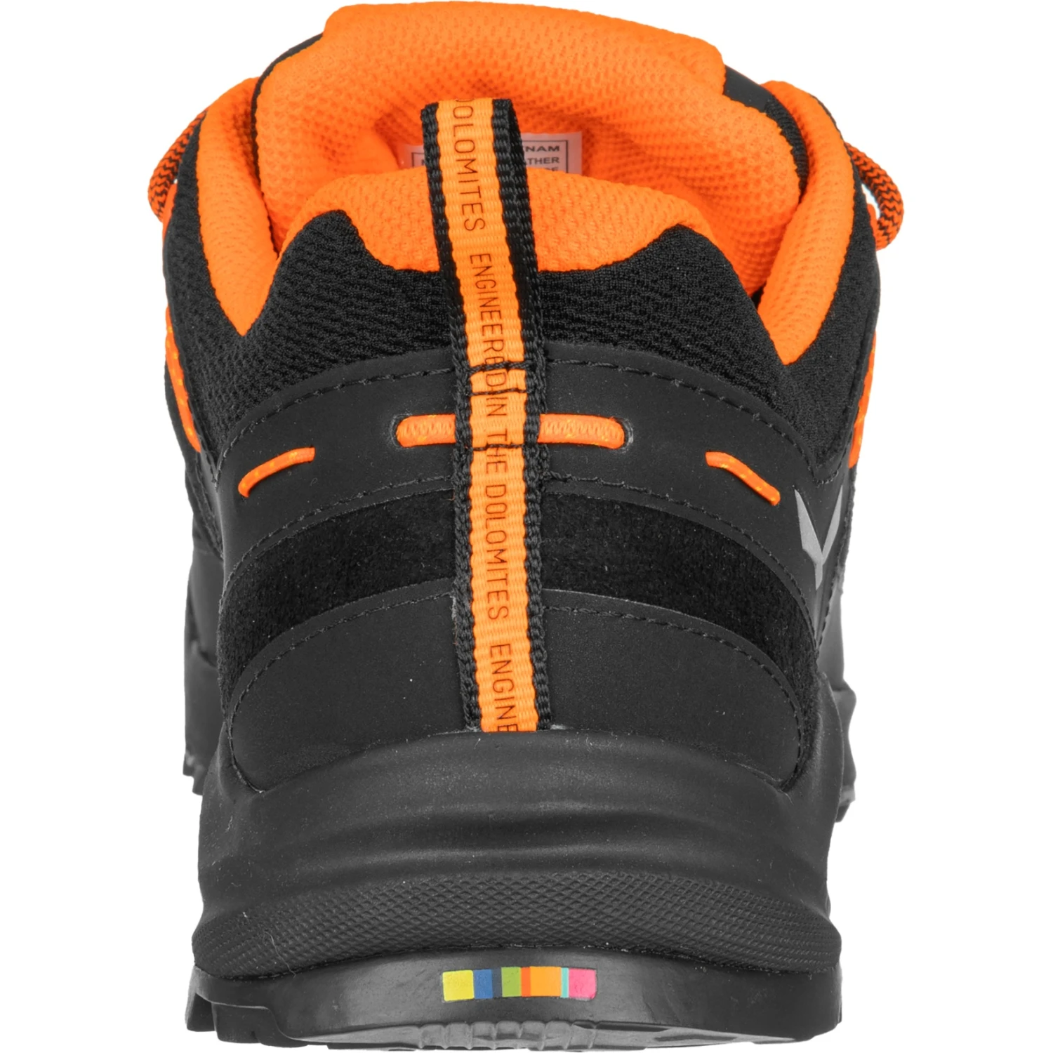 Salewa Wildfire Leather Approach Shoes - Black/fluo Orange 0938 - Image 5
