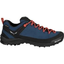 Salewa Wildfire Leather GTX Approach Shoes - Dark Denim/black 8669